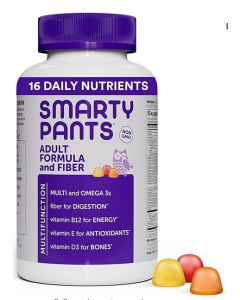SmartyPants Adult Complete Multivitamin and Fiber, 180 Gummies