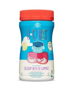 Solgar U-Cubes Children's Calcium with D3 - Front view