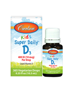 Carlson for Kids® Super Daily® D-3 400 IU - Front view