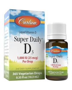 Carlson Super Daily D3 1000IU - Front view