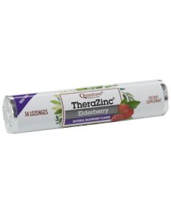 Quantum TheraZinc Elderberry Lozenges, 14 Count