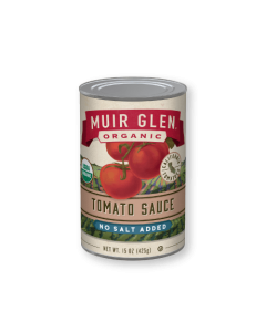 Muir Glen Tomato Sauce, No Salt Added, 15 oz.