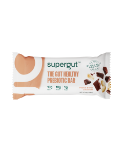 Supergut The Gut Healthy Prebiotic Bar Peanut Butter Chocolate - Front view