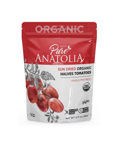 Pure Anatolia Sun Dried Organic Halves Tomatoes - Front view