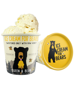 Ice Cream for Bears Vanilla Bean French Ice Cream - Front view