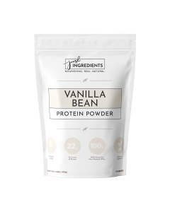 Just Ingredients Vanilla Bean Protein Powder - Front view