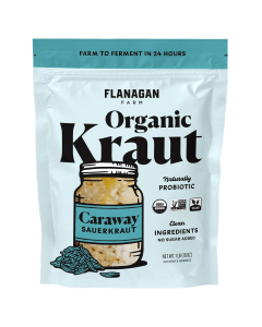 Flanagan Farm Organic Caraway Sauerkraut - Front view