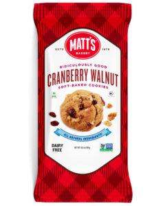 Matt's Cookies, Cranberry Walnut, 10.5 oz.