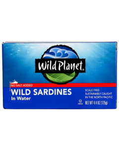 Wild Planet Wild Sardines in Water, 4.4 oz.