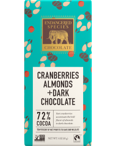 Endangered Species Cranberries, Almonds + Dark Chocolate