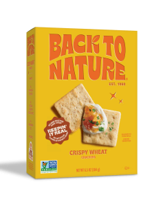 Back to Nature Crispy Wheat Crackers - Front view