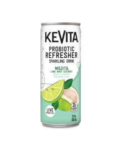 KeVita Mojita Lime Mint Coconut Probiotic Sparkling Drink - Front view