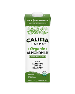 Califia Farms Organic Unsweetened Almondmilk - Front view