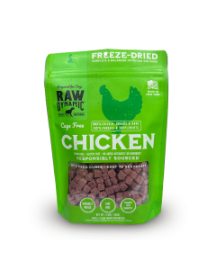 Raw Dynamic Chicken Freeze Dried Food for Dogs - Front view