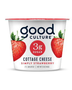 Good Culture 3g Sugar Simply Strawberry Cottage - Front view