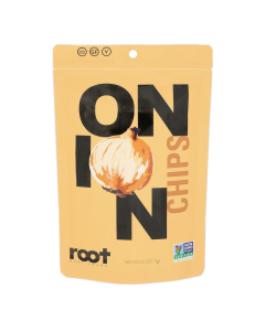 Root Foods Onion Chips - Front view