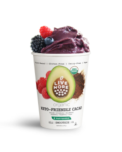 Live More Organics Keto-Friendly Cacao Smoothie - Front view