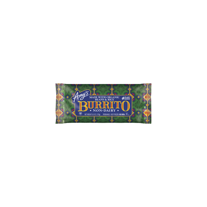 Amy's Bean & Rice Burrito, Non-Dairy