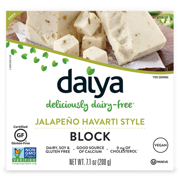 Daiya Jalapeno Havarti Style Cheese Block