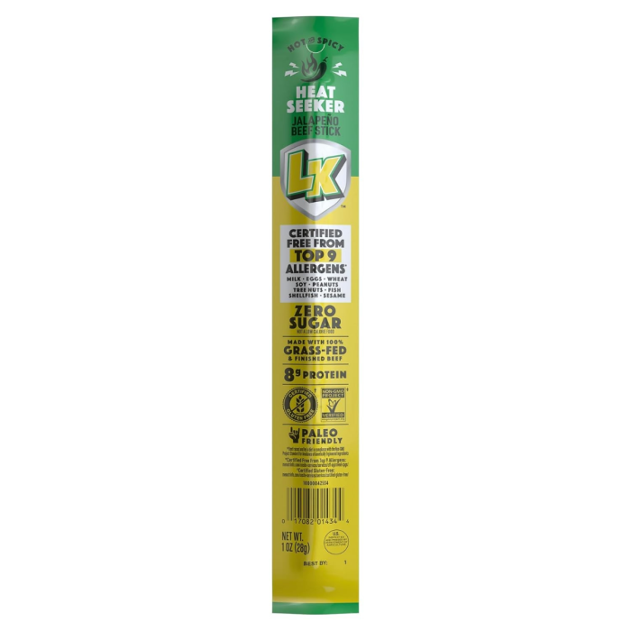 Lorissa's Kitchen Jalapeno Beef Snack Stick - Front view