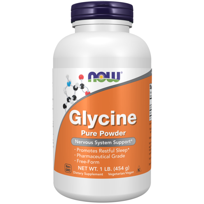 NOW Foods Glycine Pure Powder - 1 lb.