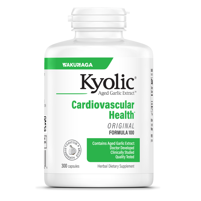 Kyolic Garlic Aged Formula 100, 300 Capsules - Front view