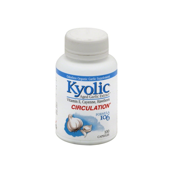 Kyolic Circulation Formula 106, 100 Capsules