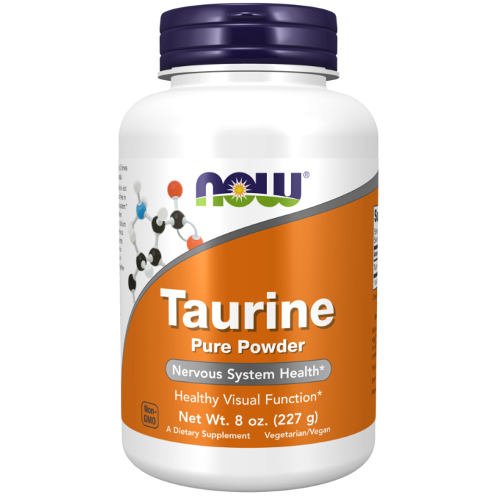 NOW Foods Taurine Pure Powder - 8 oz.