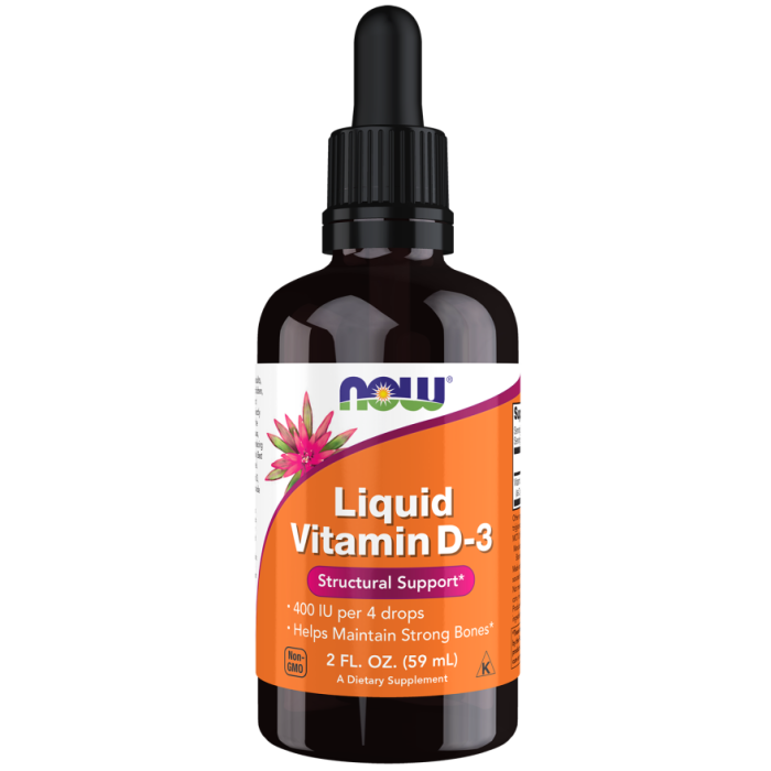 NOW Foods Vitamin D-3 Liquid - 2 fl. oz.