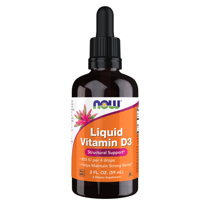 NOW Foods Vitamin D3 Liquid - 2 fl. oz.
