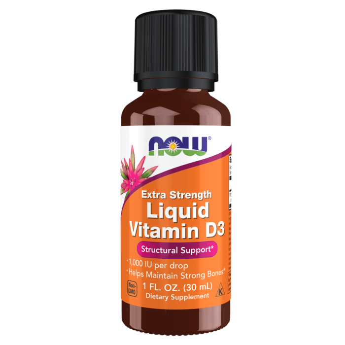 NOW Foods Vitamin D3 Liquid, Extra Strength - 1 fl. oz.