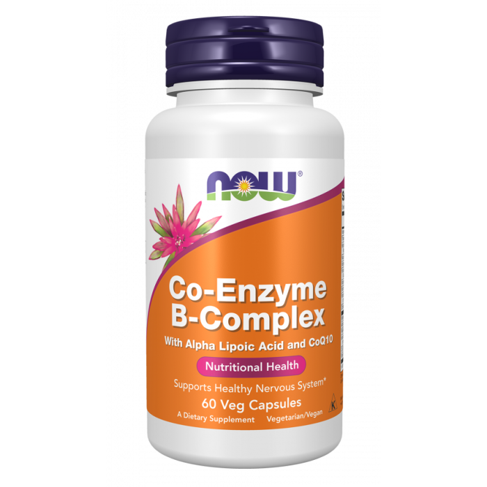 NOW Foods Co-Enzyme B-Complex - 60 Veg Capsules