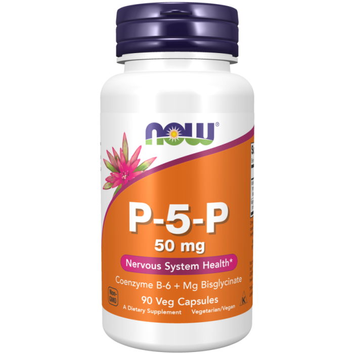 NOW Foods P-5-P 50 mg - 90 Veg Capsules