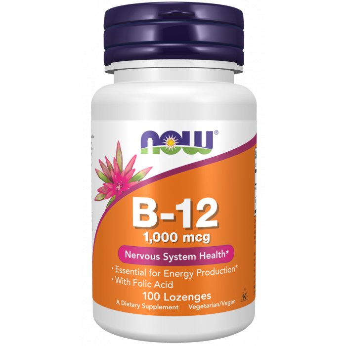 NOW Foods Vitamin B-12 1000 mcg - 100 Lozenges