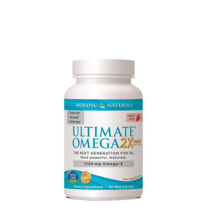 Nordic Naturals Ultimate Omega Mini, 60 Softgels