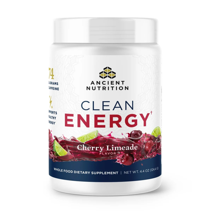 Ancient Nutrition Clean Energy Cherry Limeade - Front view