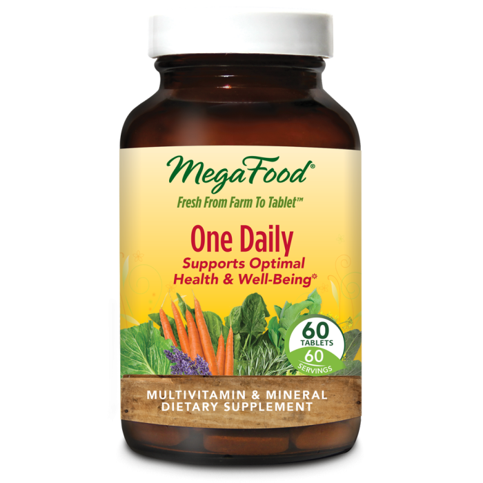 MegaFood One Daily Multivitamin, 60 Tablets