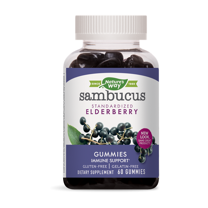 Nature's Way Sambucus Elderberry Gummies, 60 Gummies