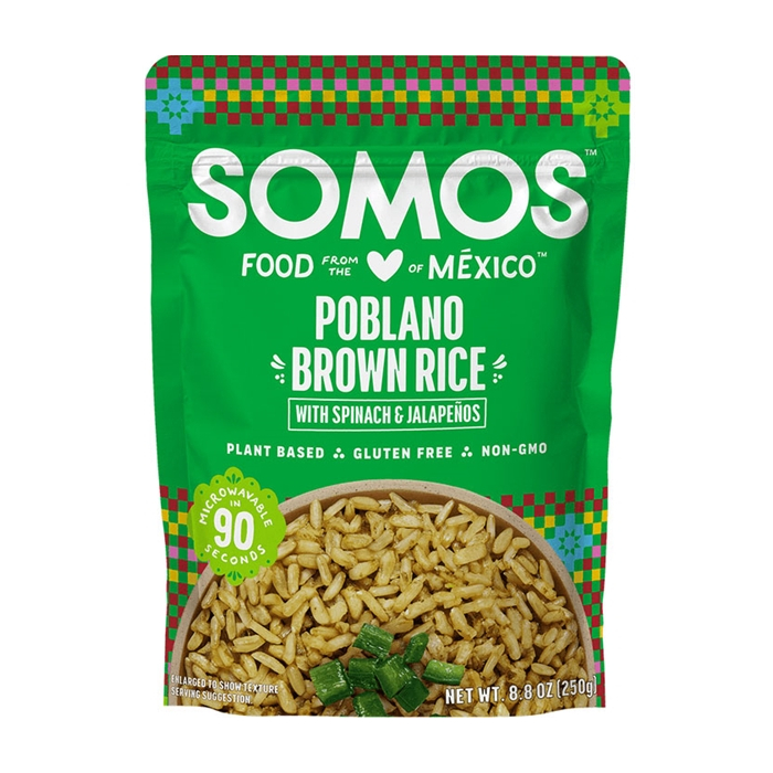 SOMOS Poblano Brown Rice, 8.8 oz.  