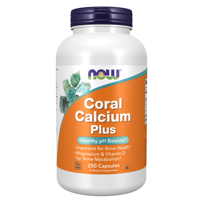 NOW Foods Coral Calcium Plus - 250 Capsules