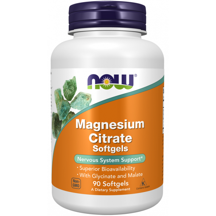 NOW Foods Magnesium Citrate - 90 Softgels