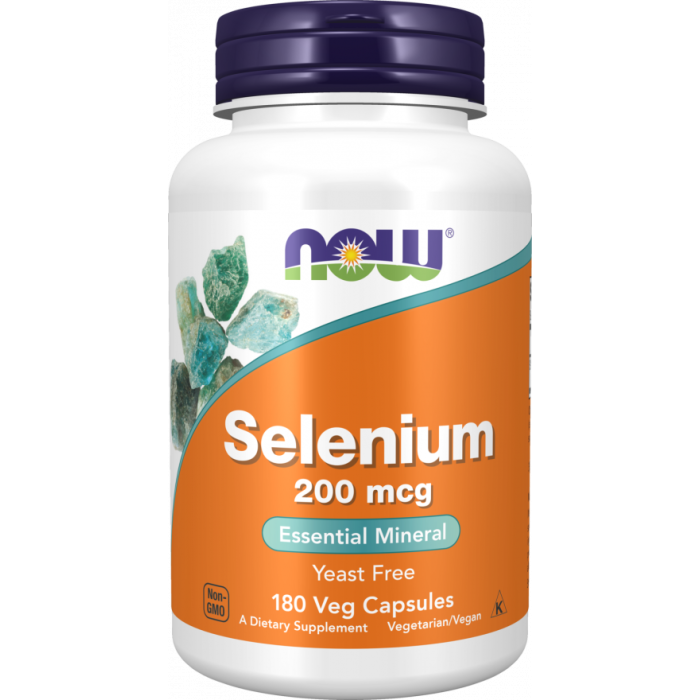 NOW Foods Selenium 200 mcg - 180 Veg Capsules