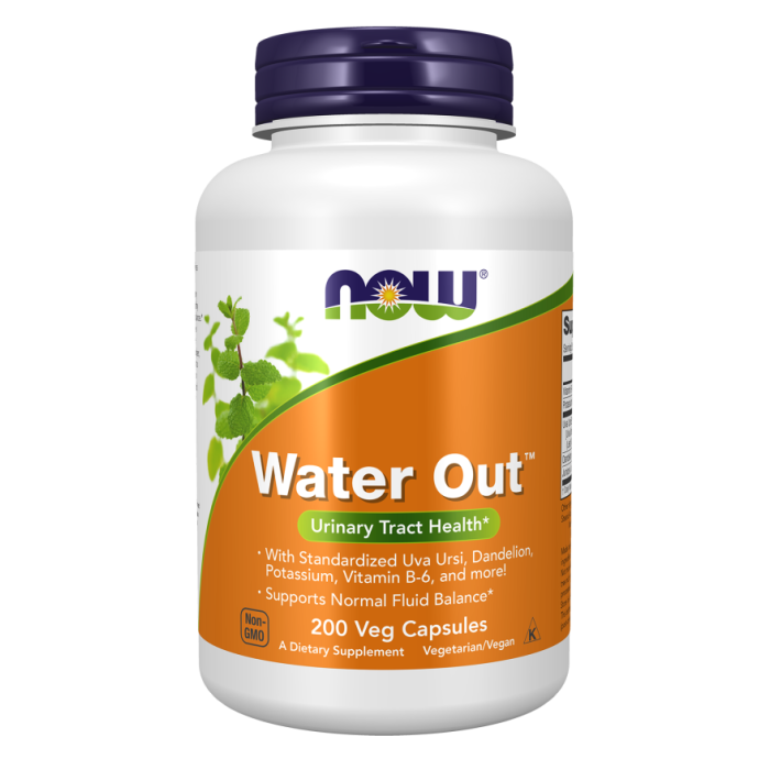 NOW Foods Water Out™ - 200 Veg Capsules