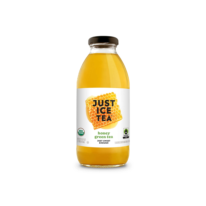 Eat The Change Just Ice Tea Organic Honey Green Tea - Front view