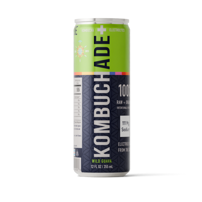 Kombuchade + Electrolytes Wild Guava, 12 oz.