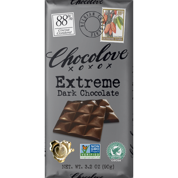 Chocolove Extreme Dark Chocolate, 3.2 oz. 