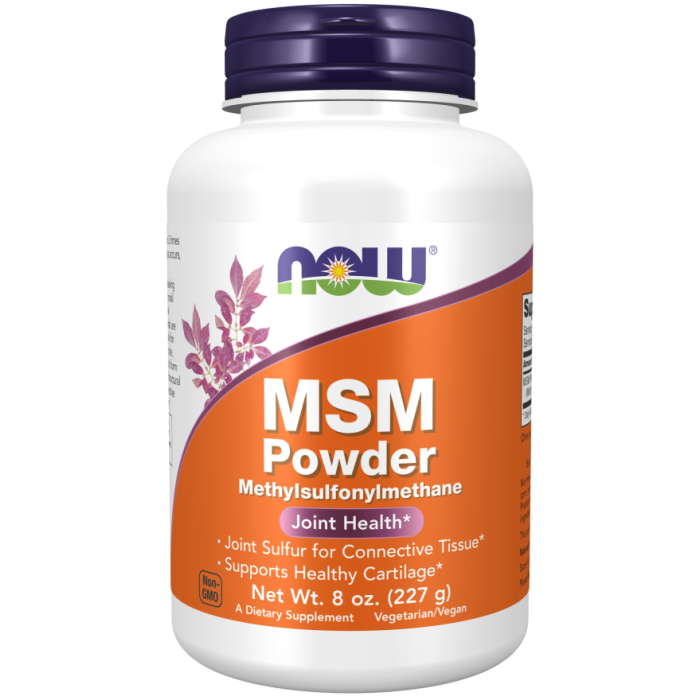 NOW Foods MSM Powder - 8 oz.