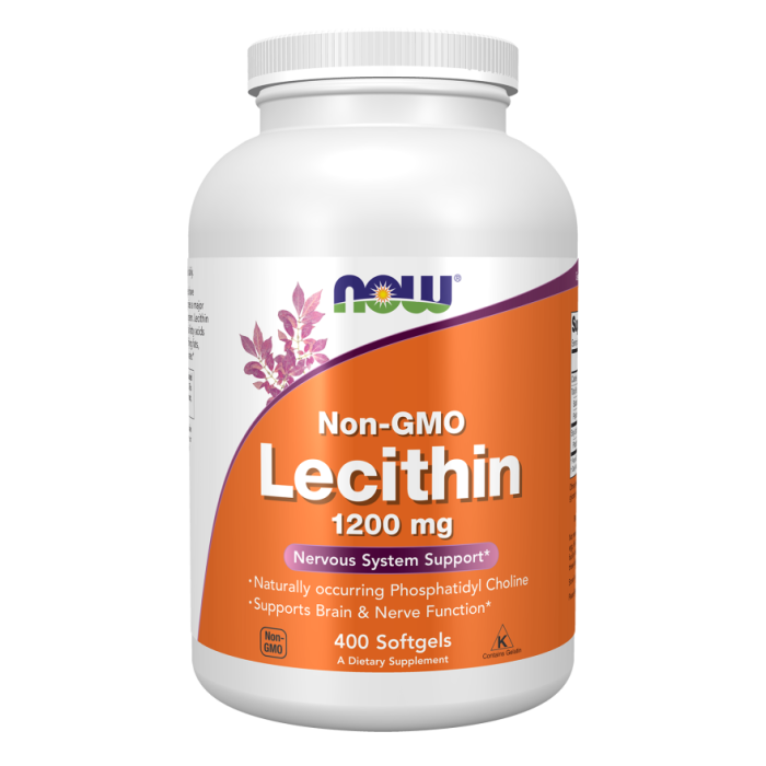 NOW Foods Lecithin 1200 mg - 400 Softgels