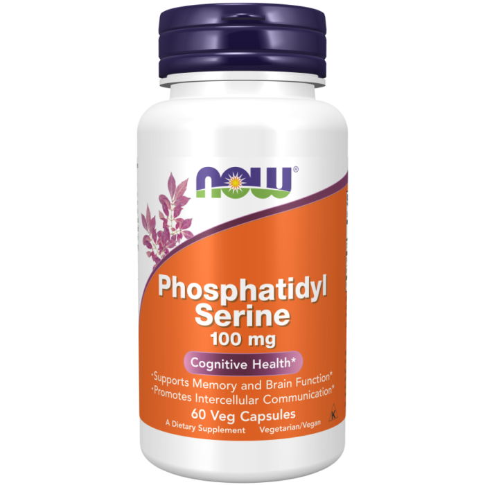 NOW Foods Phosphatidyl Serine 100 mg - 60 Veg Capsules