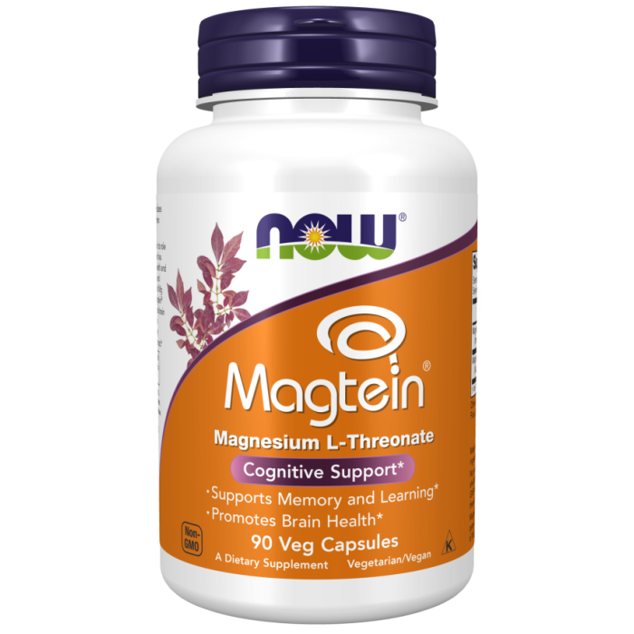 NOW Foods Magtein® - 90 Veg Capsules